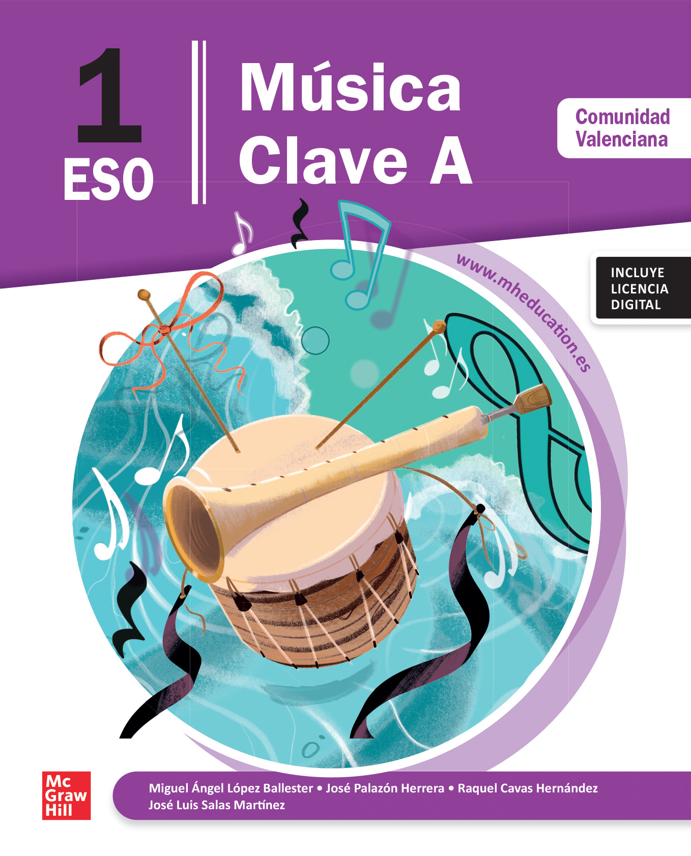 Música Clave A 1º ESO. Comunidad Valenciana